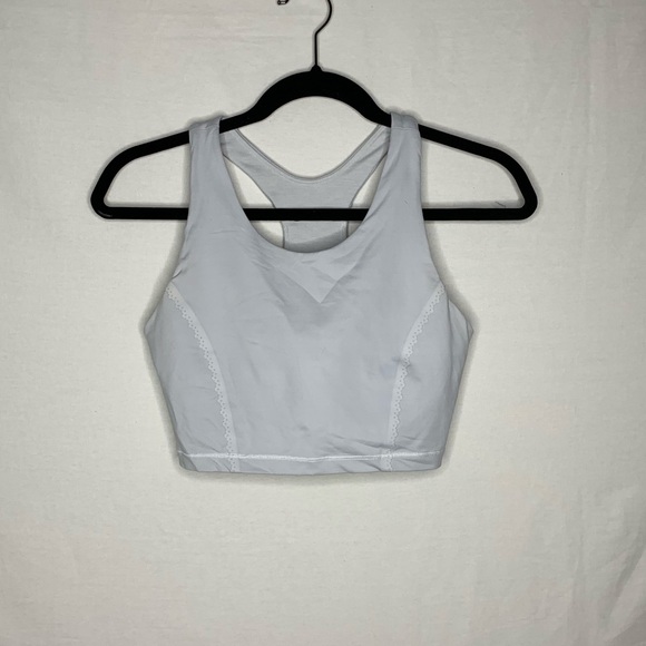 lululemon athletica Tops - LULULEMON/ white crop sports tank